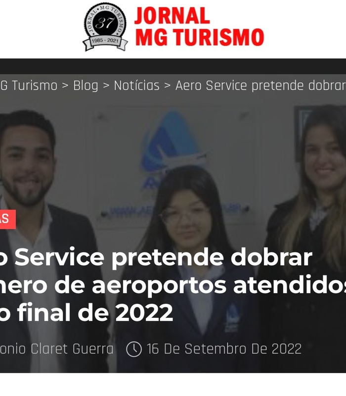 AERO SERVICE PRETENDE DOBRAR NÚMERO DE AEROPORTOS